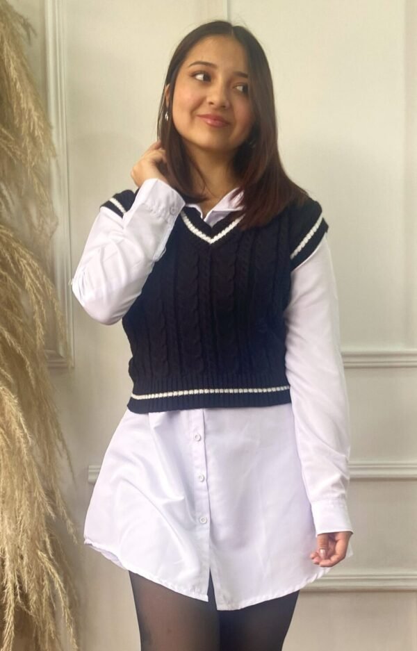 Vestido unicolor